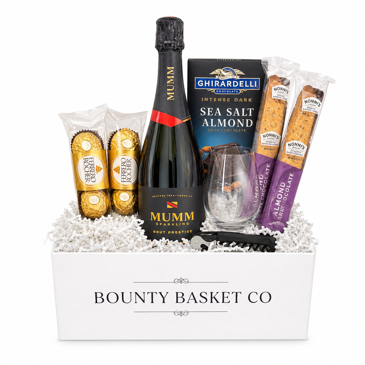 Mumm Sparkling Brut Prestige Champagne Gift Basket for Her