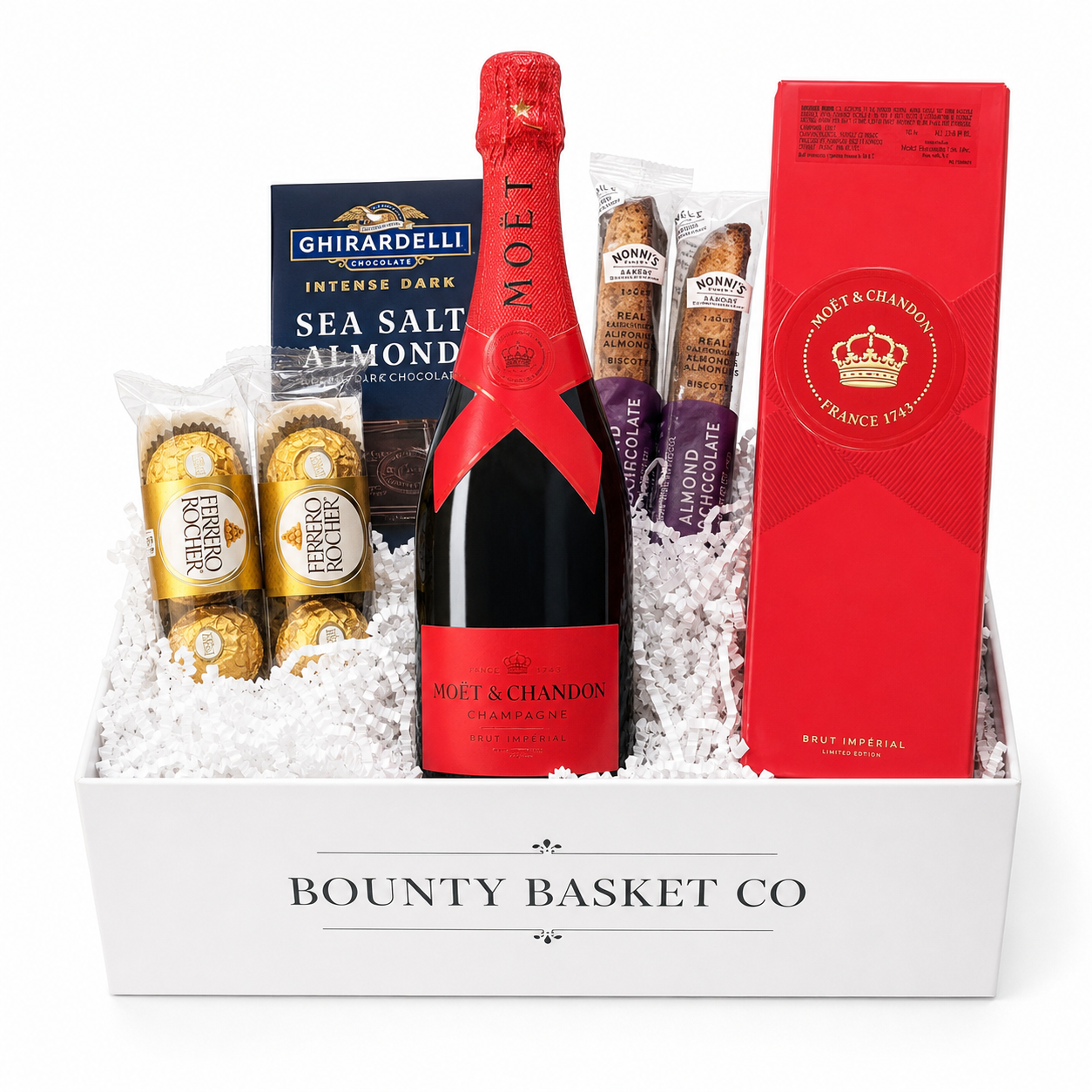 Moet & Chandon Brut Imperial Champagne Gift Basket for Her