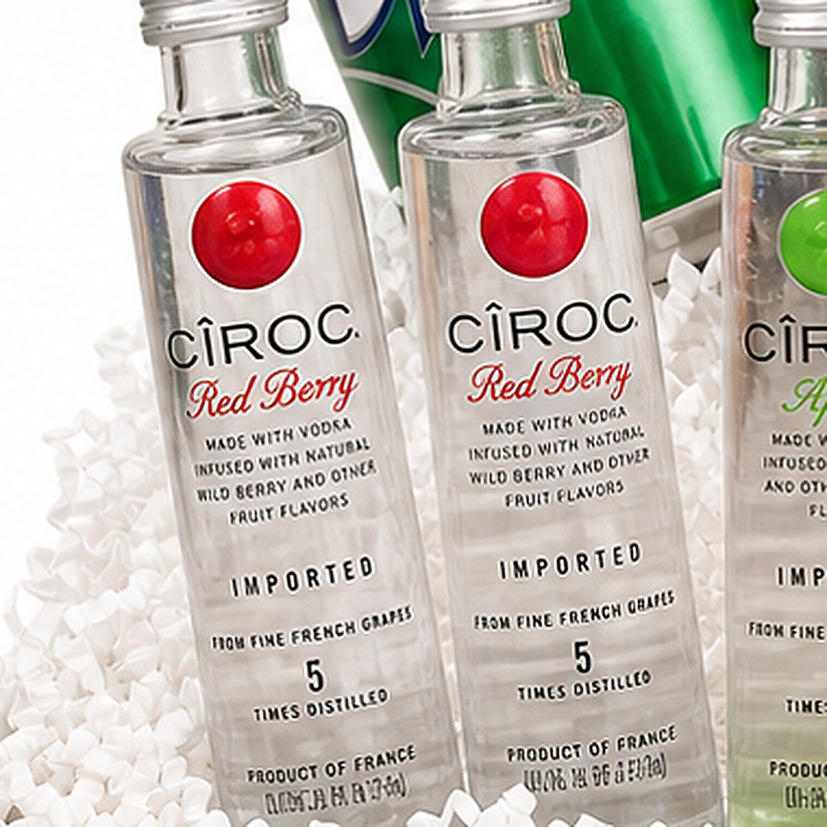 Close-up of the Cîroc Red Berry included in the Vodka Gift Set.
