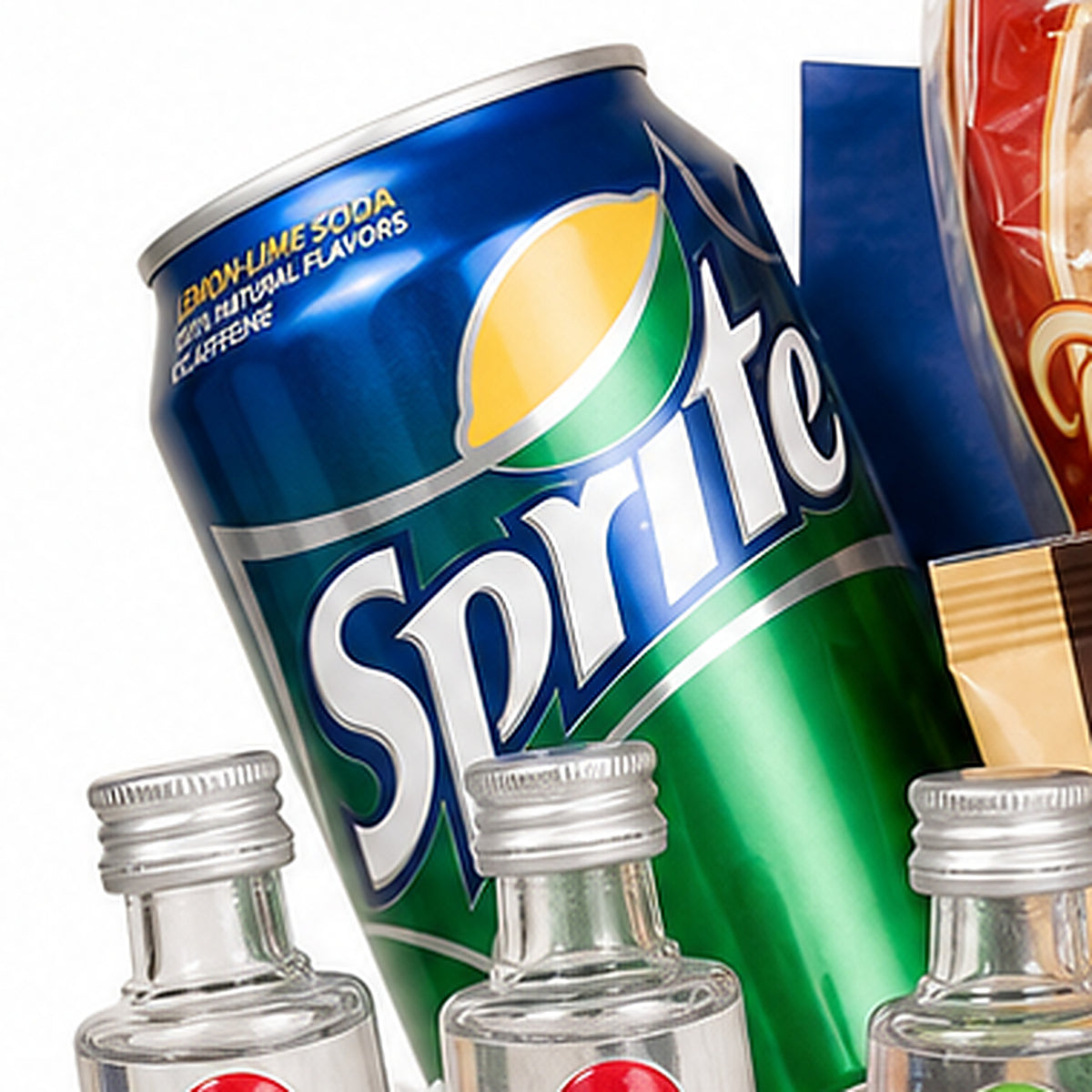 Close-up of the Sprite included in the Vodka Gift Set.