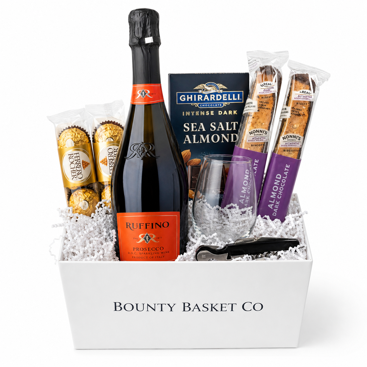 Ruffino Prosecco Champagne Gift Basket for Her