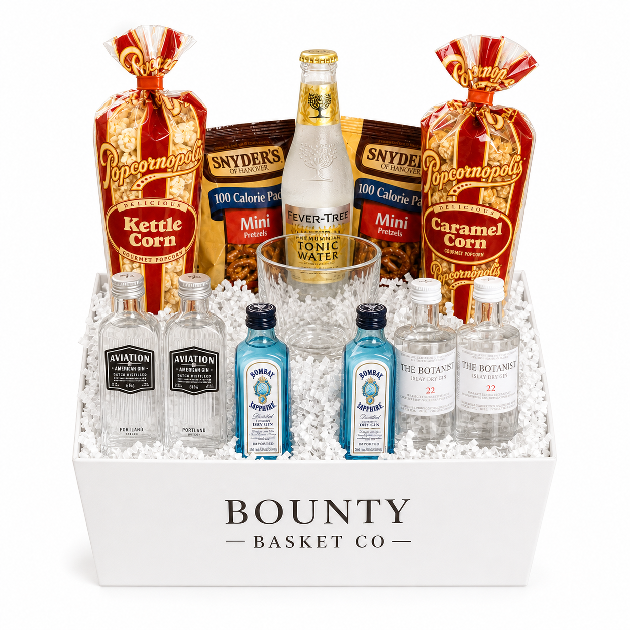 The Gin Sampler Gift Basket for Her