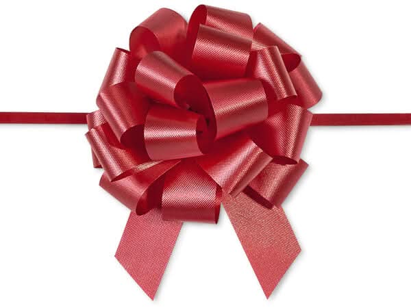 Red Satin Bow