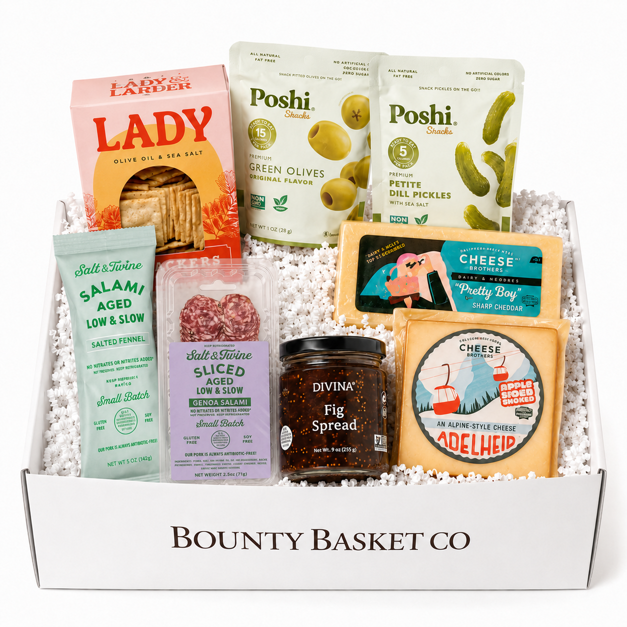 Meat and Cheese Sampler Charcuterie Gift Box
