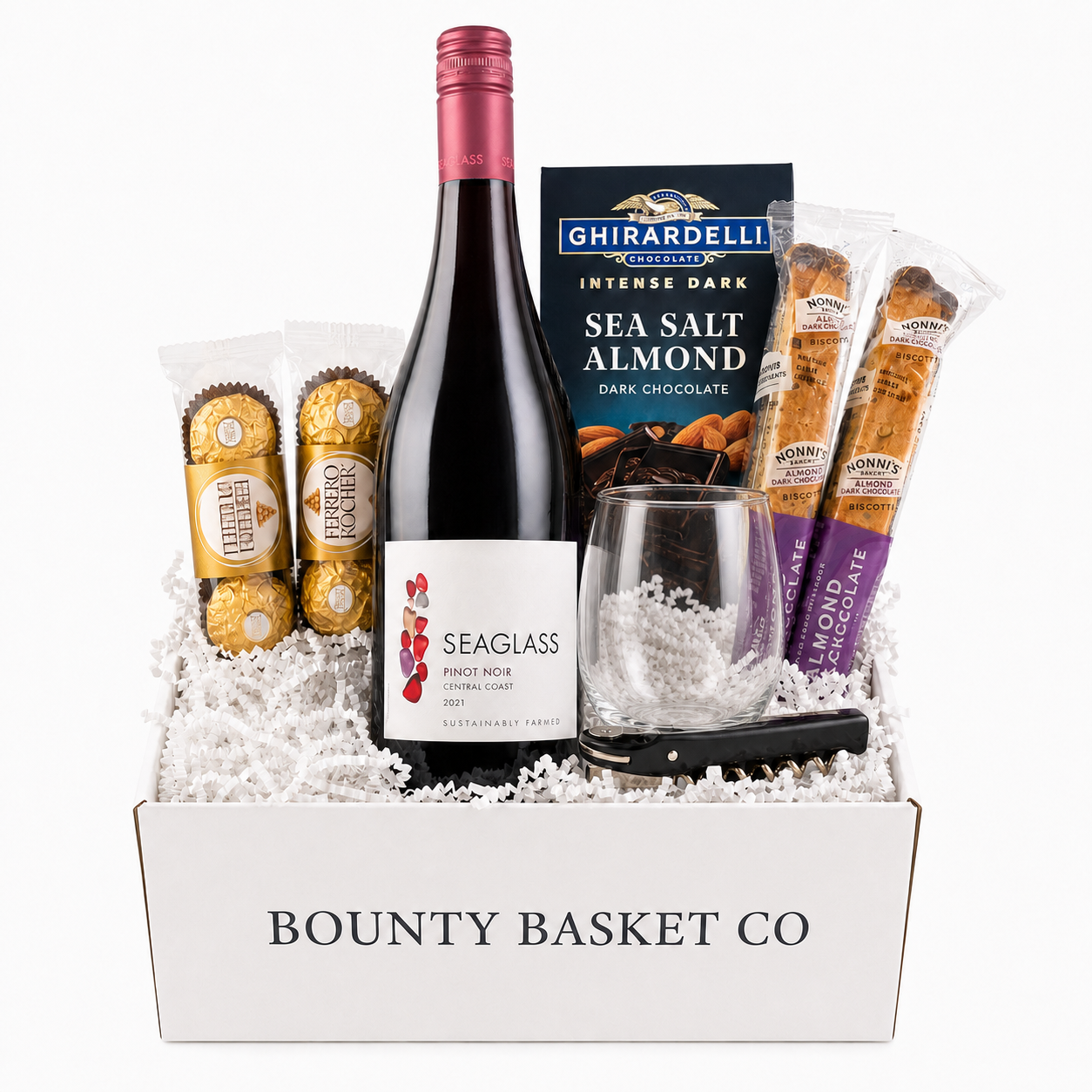 Pinot Noir Wine Gift Basket for Her