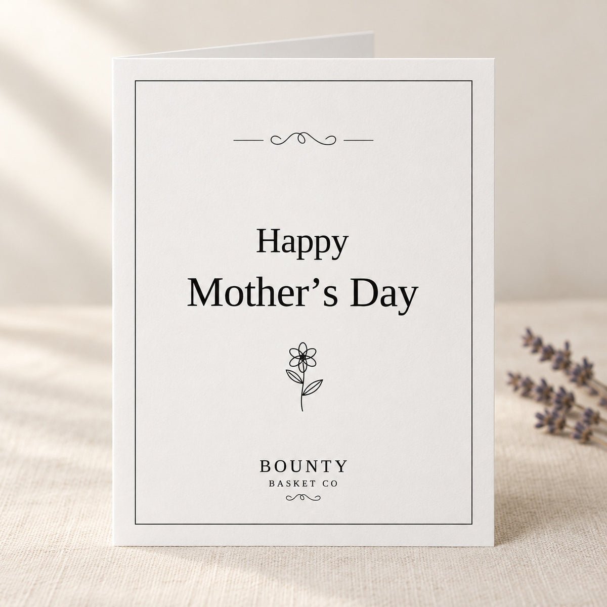 Happy Mother's Day greeting card from The Bounty Basket Co.