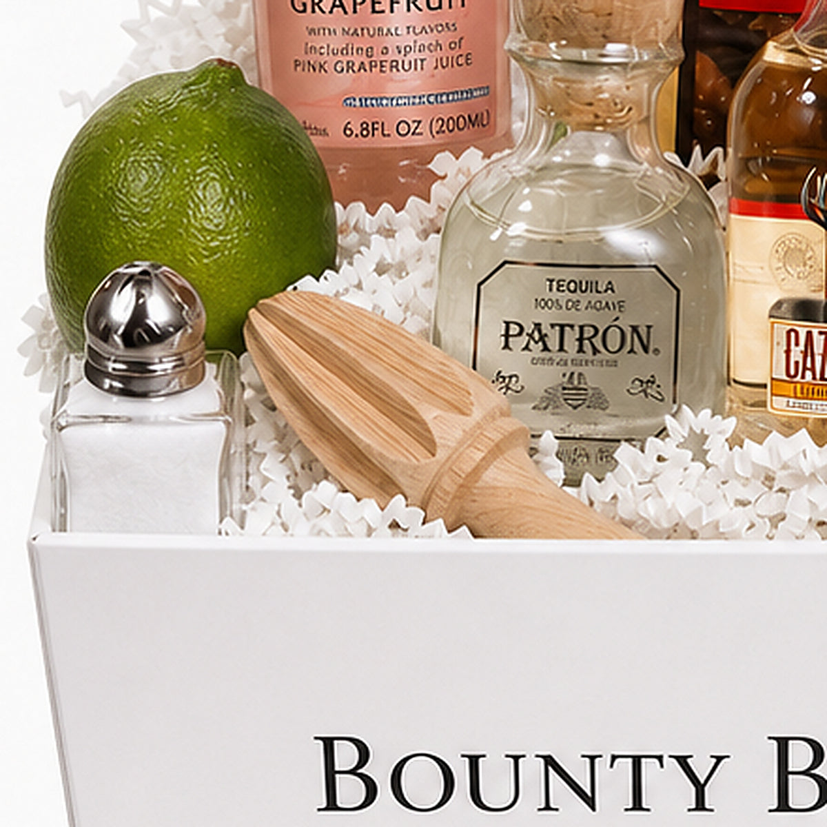Close-up of the Wooden citrus reamer included in the Tequila Gift Set.